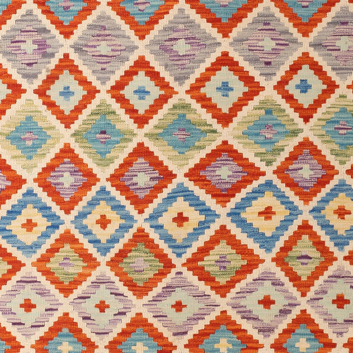 Kelim Rug - Splash - 298 x 208 cm - multicolored