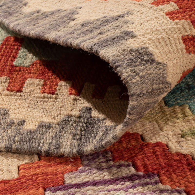 Kelim Rug - Splash - 298 x 208 cm - multicolored