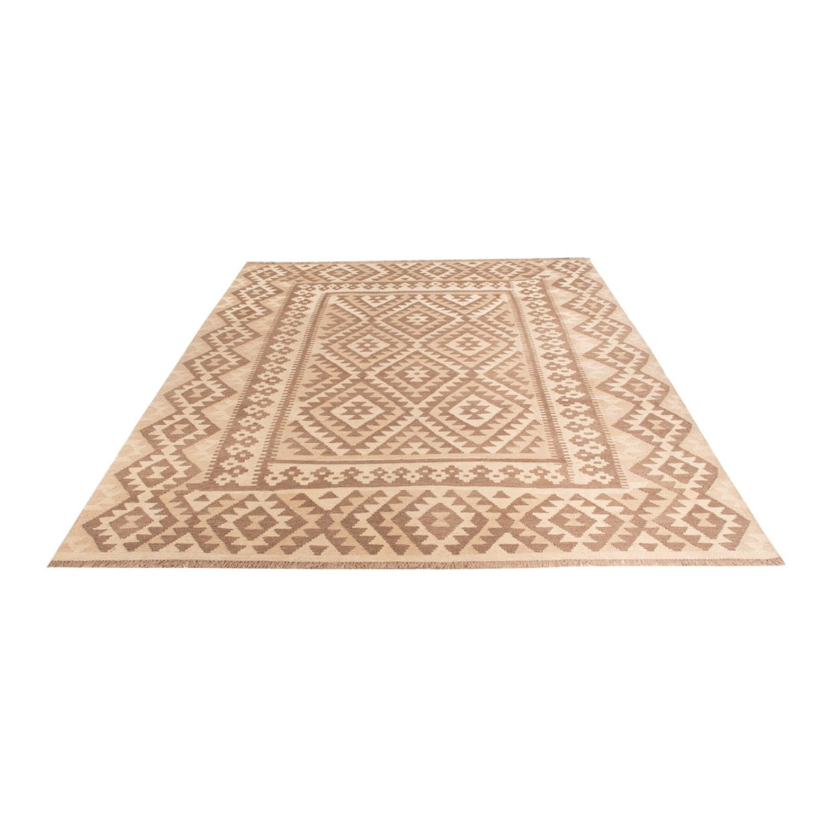 Kelim Rug - Splash - 287 x 202 cm - light grey