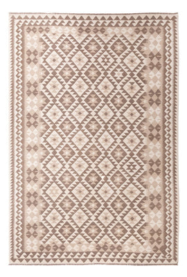 Kelim Rug - Splash - 299 x 207 cm - light grey