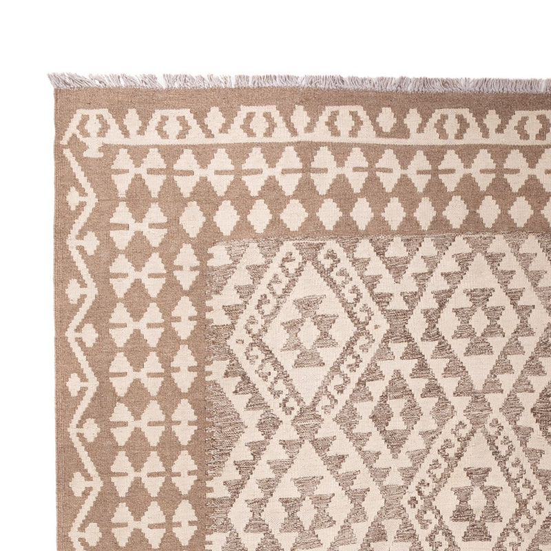 Kelim Rug - Splash - 301 x 206 cm - light grey