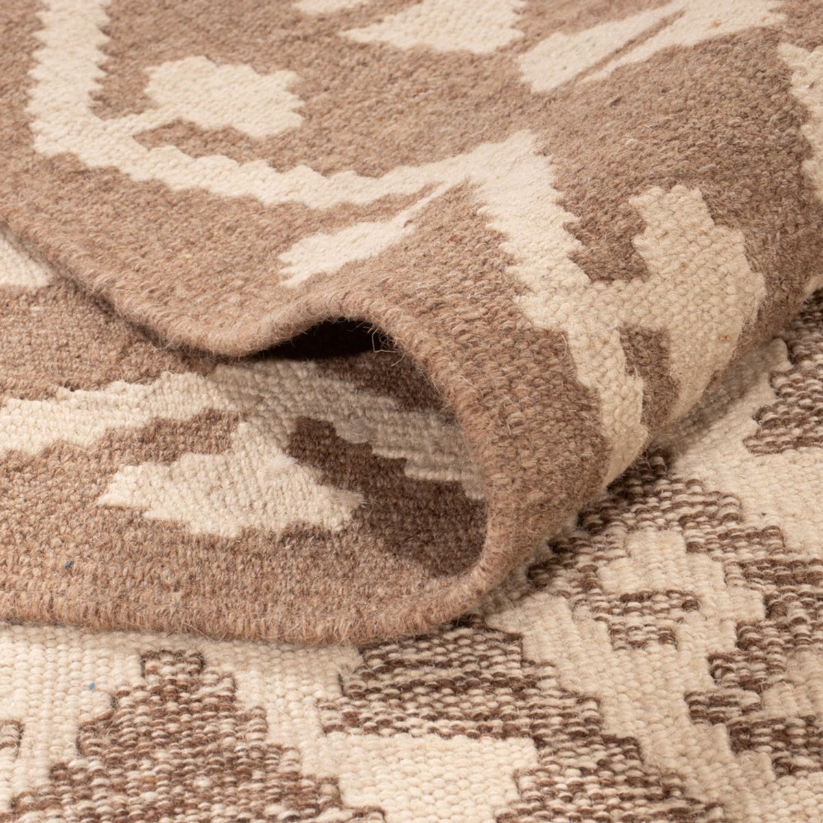 Kelim Rug - Splash - 301 x 206 cm - light grey