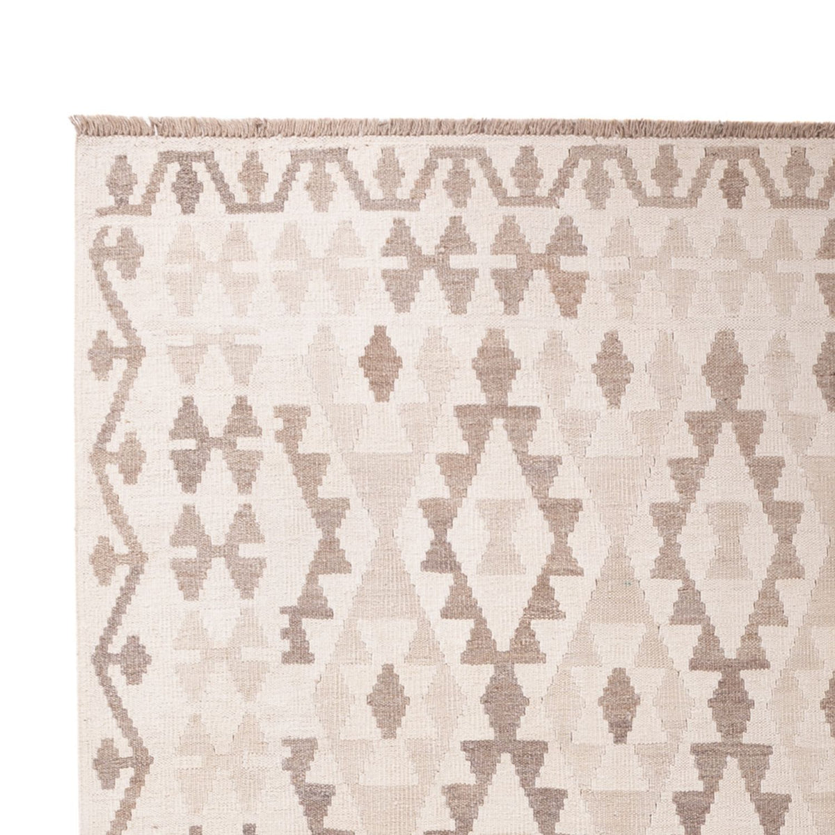 Kelim Rug - Splash - 300 x 200 cm - light grey