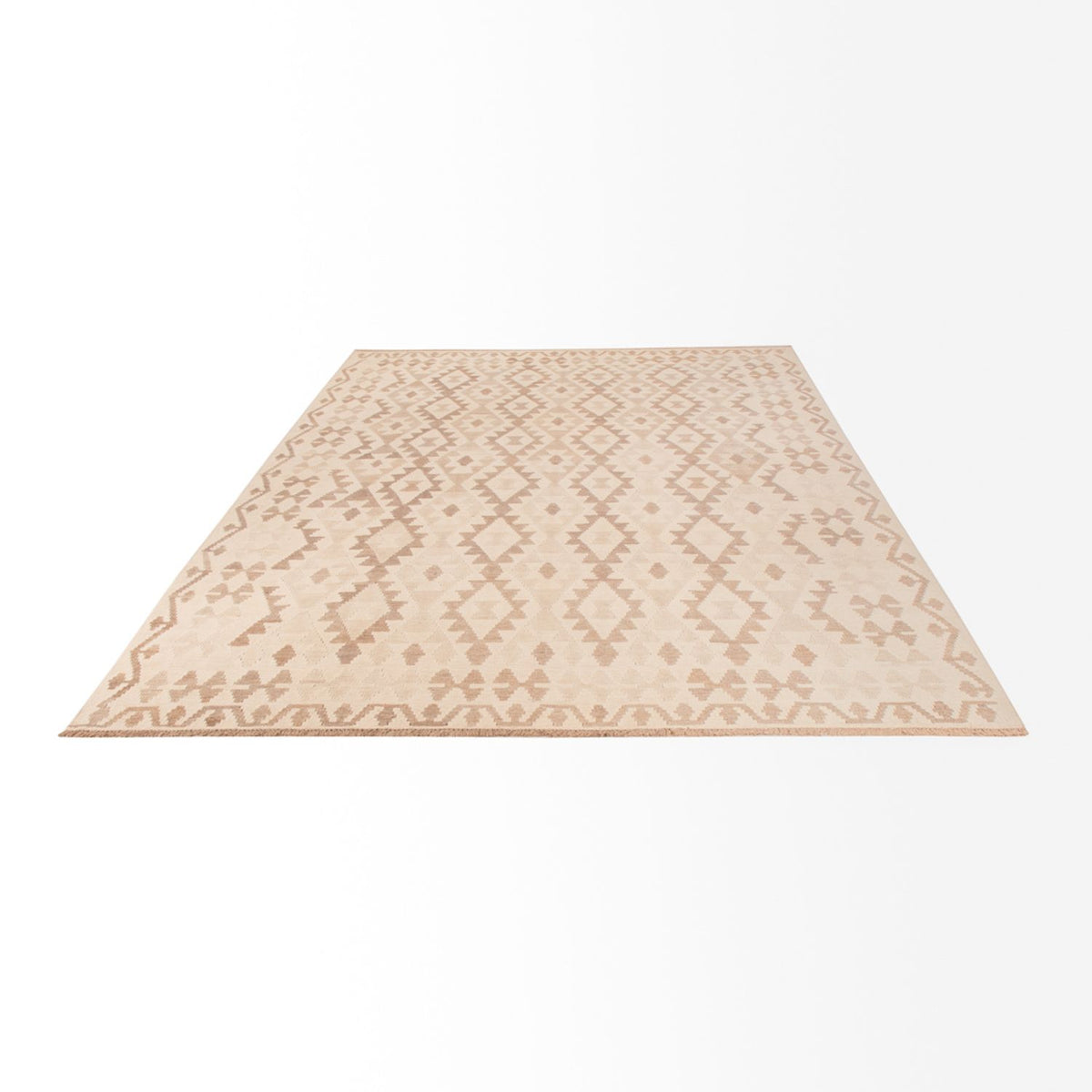 Kelim Rug - Splash - 300 x 200 cm - light grey