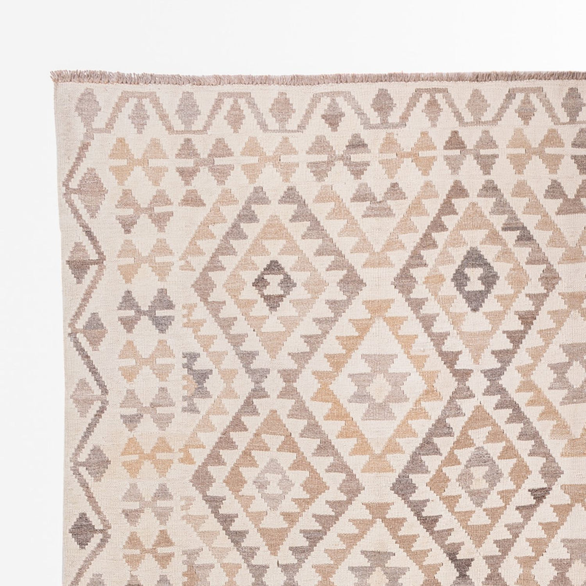 Kelim Rug - Splash - 290 x 199 cm - grey