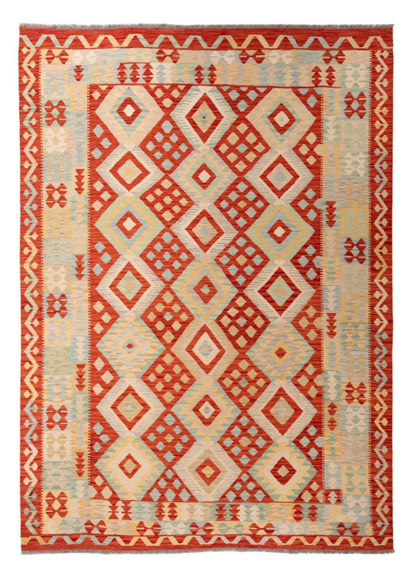 Kelim Rug - Splash - 294 x 209 cm - multicolored