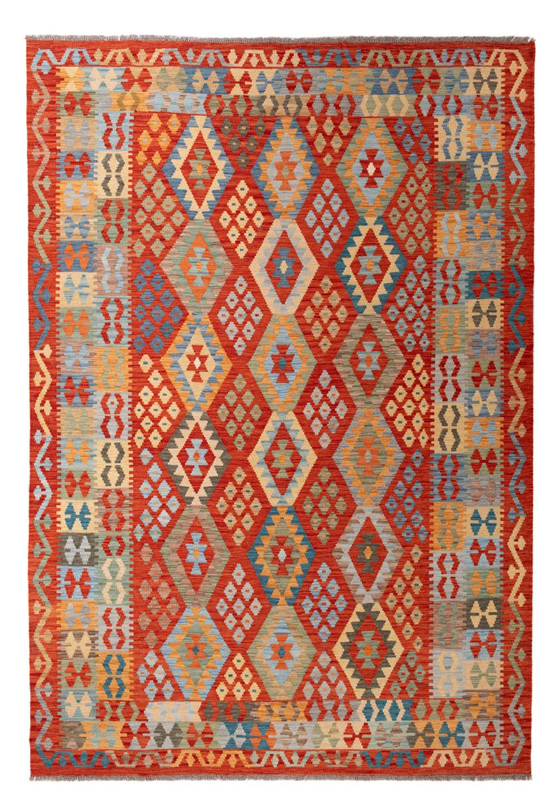 Kelim Rug - Splash - 304 x 202 cm - multicolored