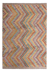 Kelim Rug - Splash - 298 x 206 cm - multicolored