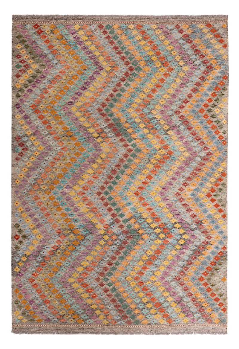 Kelim Rug - Splash - 298 x 206 cm - multicolored