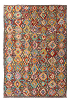 Kelim Rug - Splash - 304 x 211 cm - multicolored