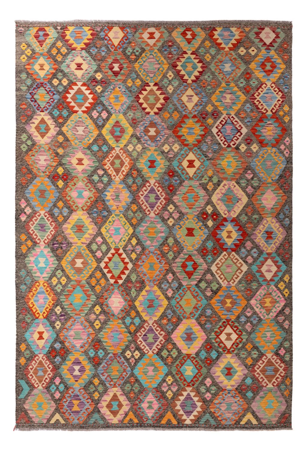 Kelim Rug - Splash - 304 x 211 cm - multicolored