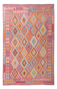 Kelim Rug - Splash - 297 x 194 cm - multicolored