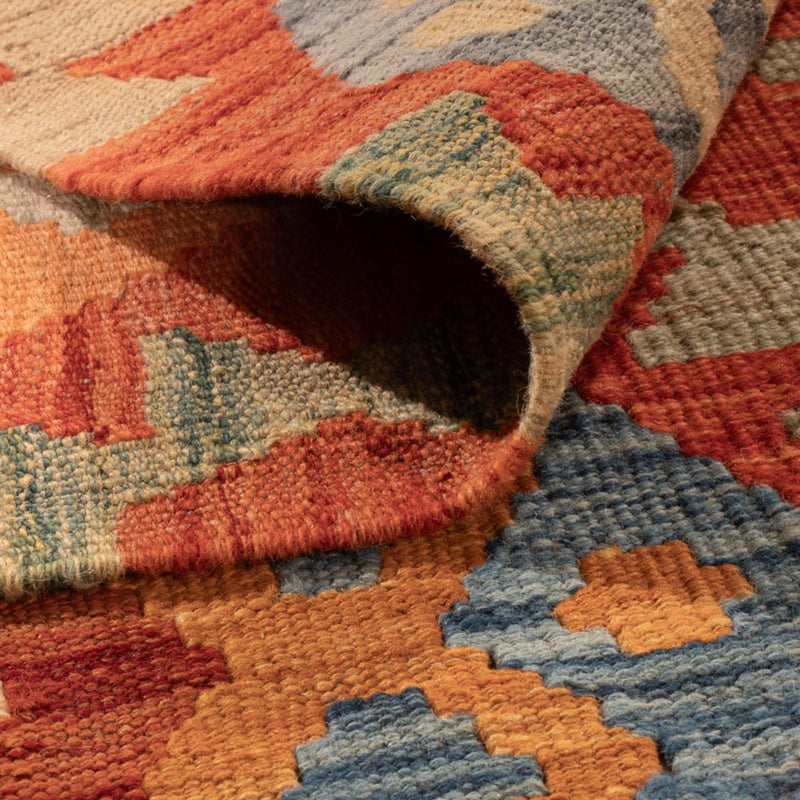 Kelim Rug - Splash - 301 x 206 cm - multicolored