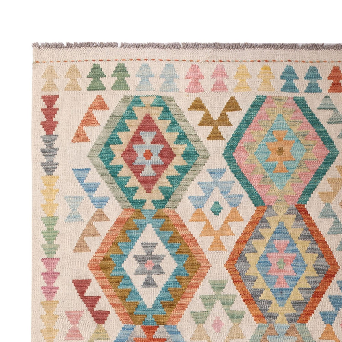 Kelim Rug - Splash - 298 x 205 cm - multicolored