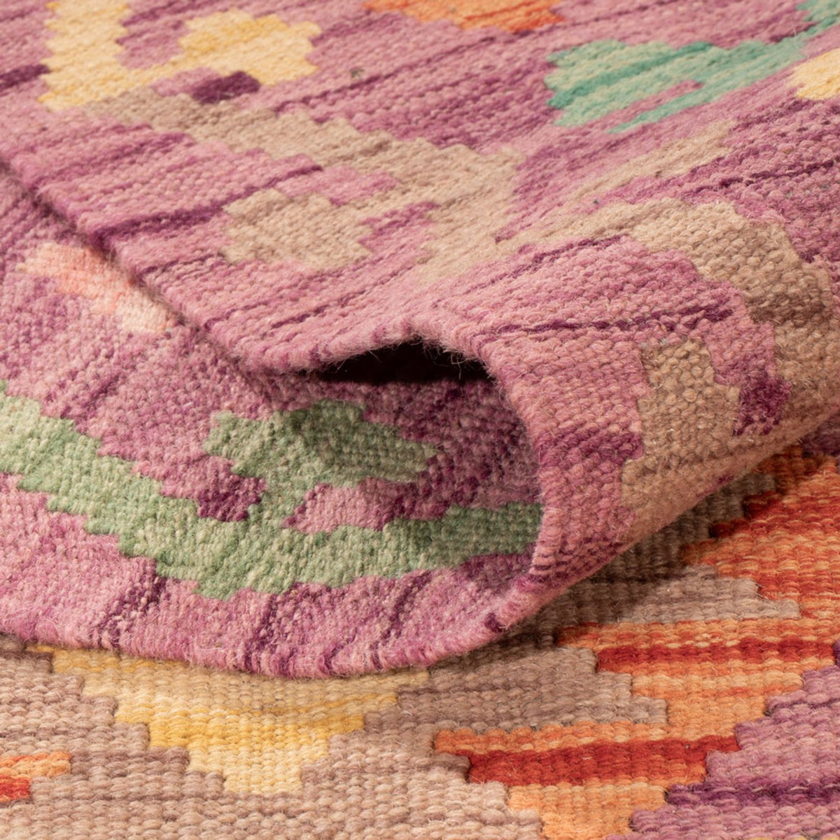 Kelim Rug - Splash - 299 x 198 cm - multicolored