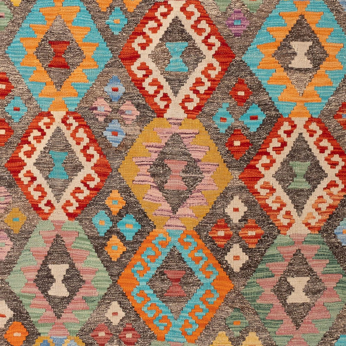 Kelim Rug - Splash - 314 x 201 cm - multicolored