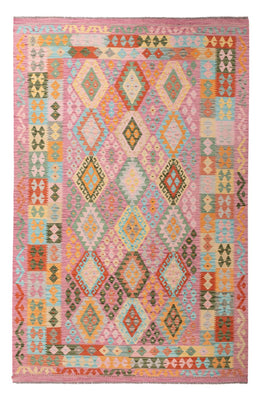 Kelim Rug - Splash - 318 x 205 cm - multicolored