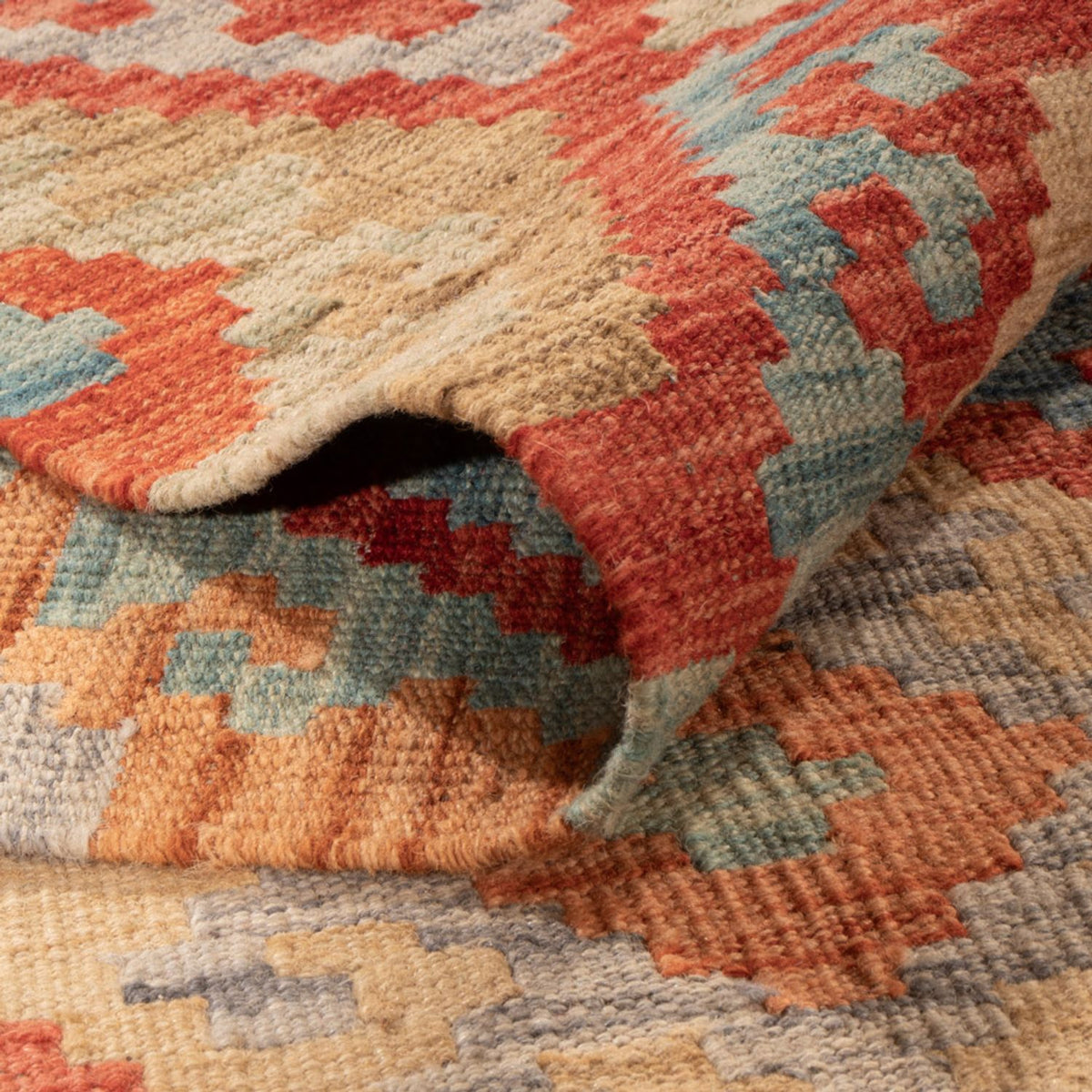 Kelim Rug - Splash - 292 x 201 cm - multicolored