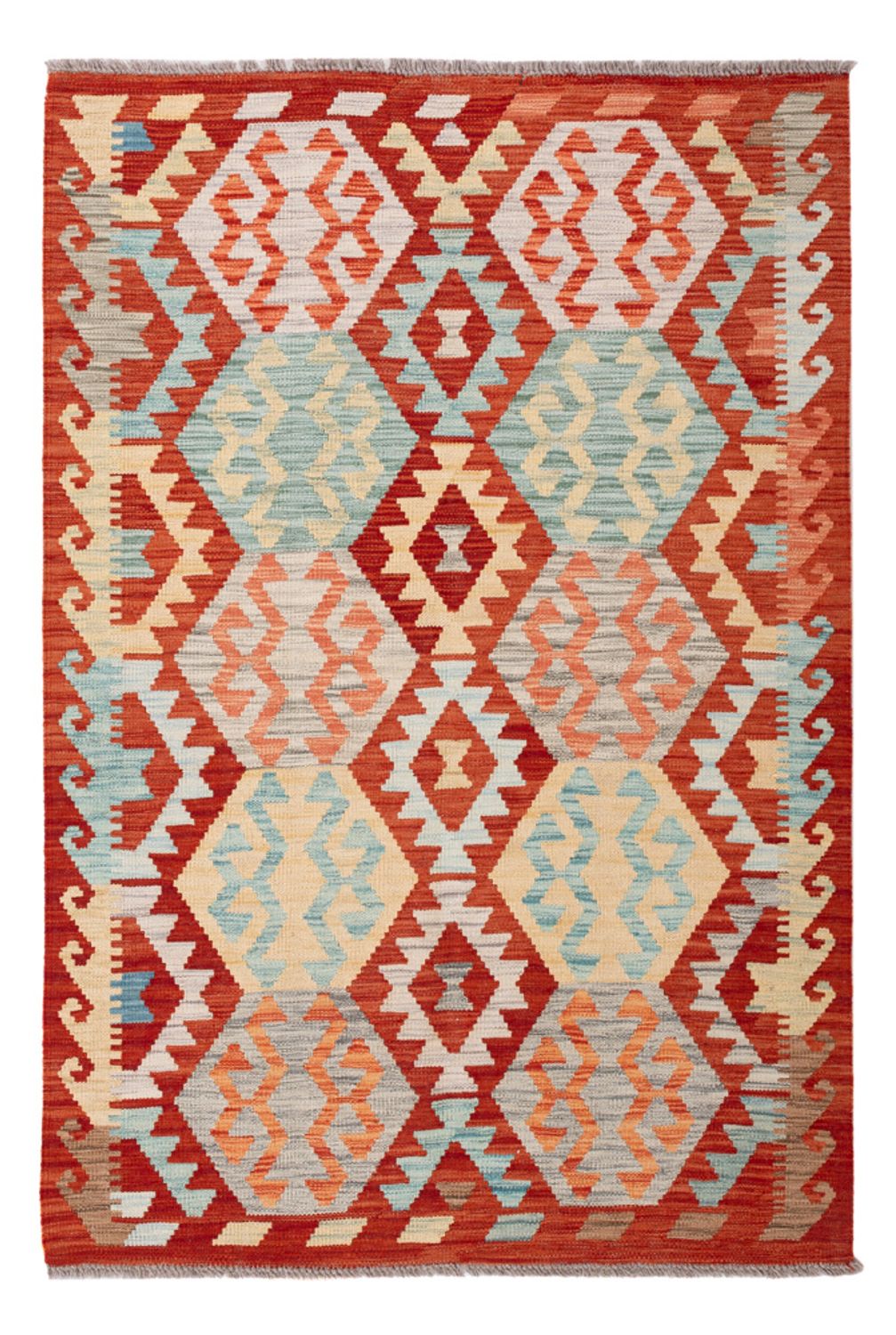 Kelim Rug - Splash - 179 x 118 cm - multicolored