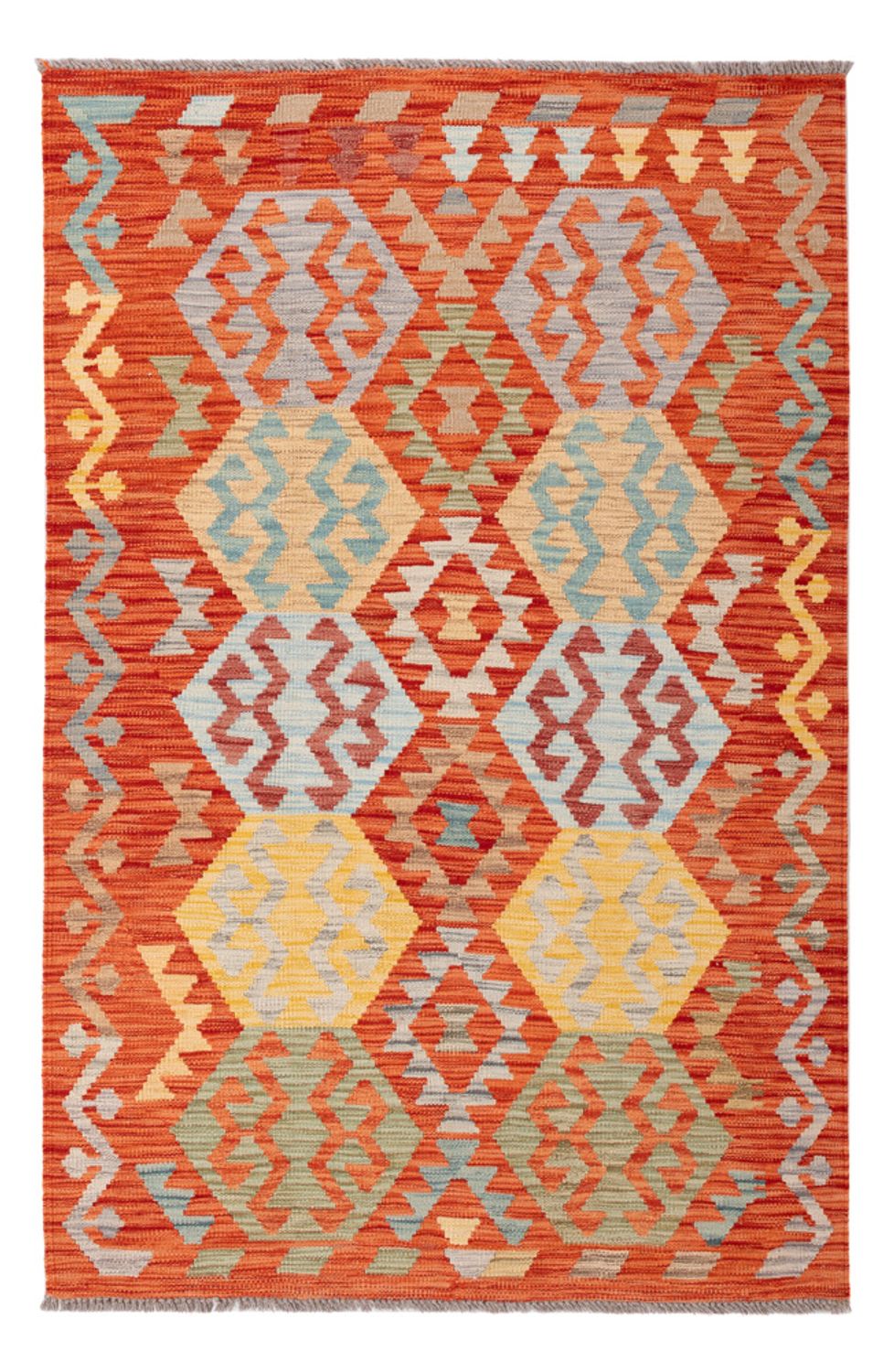 Kelim Rug - Splash - 180 x 115 cm - multicolored