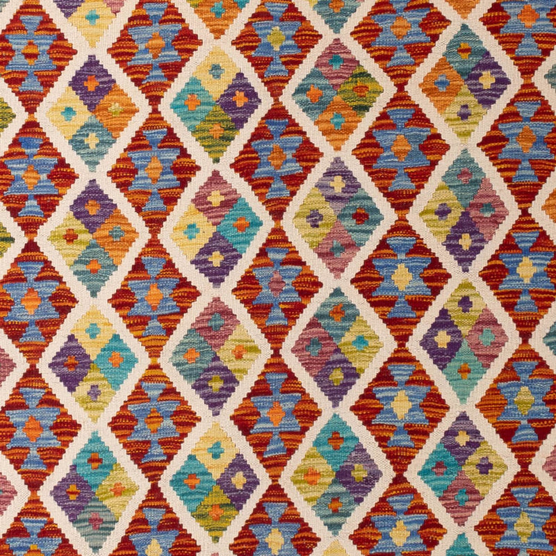 Kelim Rug - Splash - 307 x 205 cm - multicolored