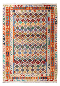 Kelim Rug - Splash - 304 x 209 cm - multicolored