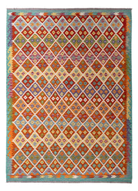 Kelim Rug - Splash - 293 x 213 cm - multicolored