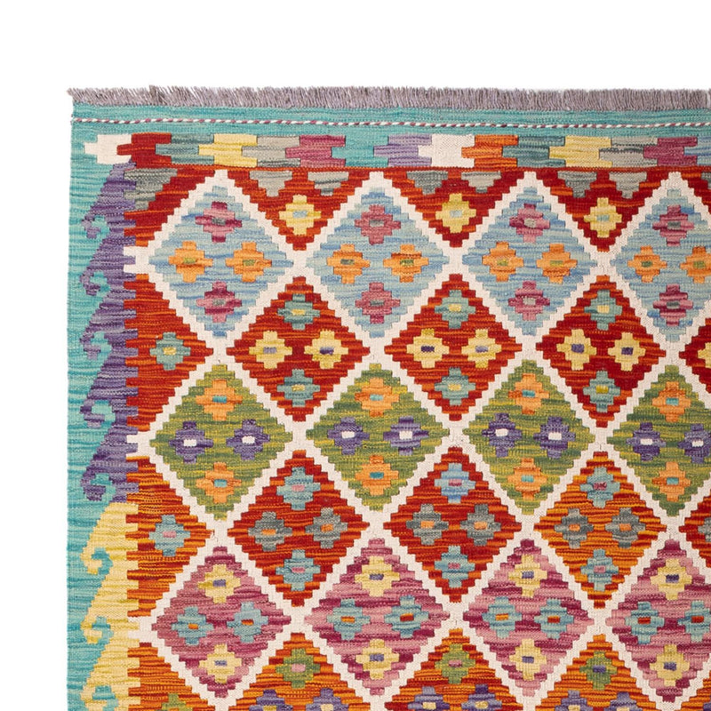 Kelim Rug - Splash - 293 x 213 cm - multicolored