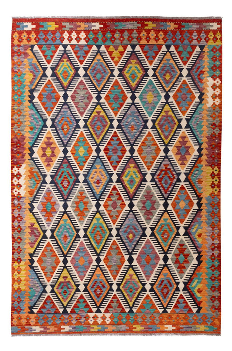 Kelim Rug - Splash - 308 x 205 cm - multicolored
