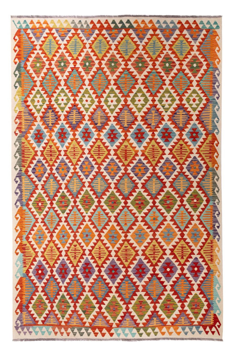 Kelim Rug - Splash - 307 x 200 cm - multicolored