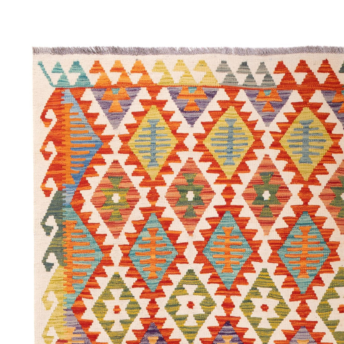 Kelim Rug - Splash - 307 x 200 cm - multicolored