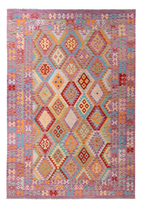 Kelim Rug - Splash - 300 x 203 cm - multicolored