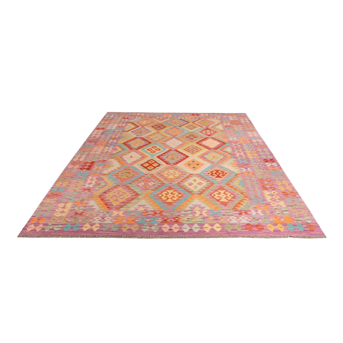 Kelim Rug - Splash - 300 x 203 cm - multicolored