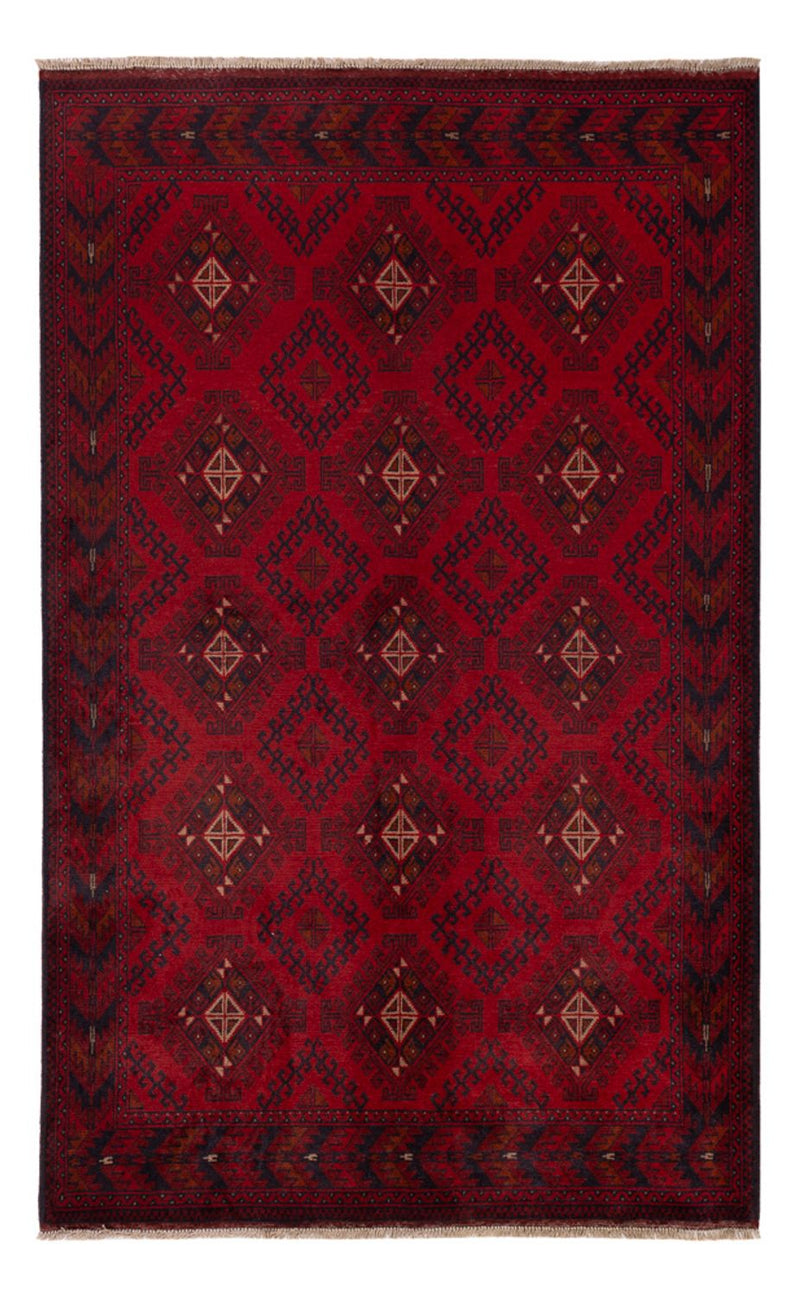 Afghan Rug - Kunduz - 201 x 126 cm - red