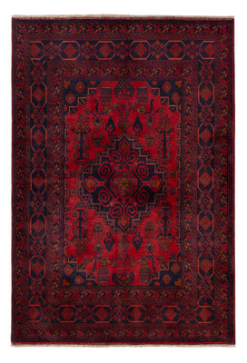 Afghan Rug - Kunduz - 197 x 128 cm - red