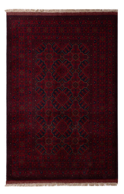 Afghan Rug - Kunduz - 196 x 126 cm - dark red