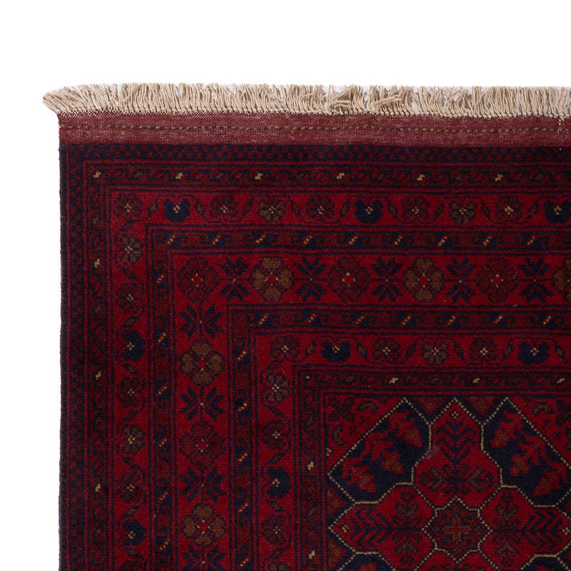 Afghan Rug - Kunduz - 196 x 126 cm - dark red