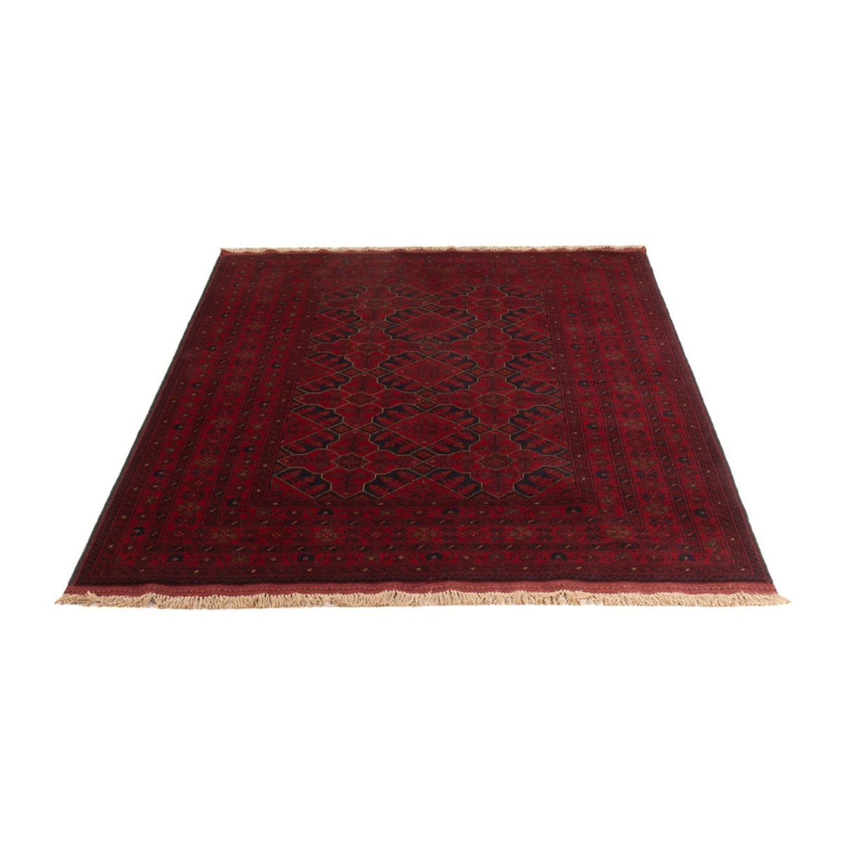 Afghan Rug - Kunduz - 196 x 126 cm - dark red