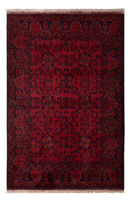 Afghan Rug - Kunduz - 191 x 127 cm - dark red