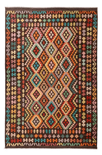 Kelim Rug - Splash - 307 x 205 cm - multicolored