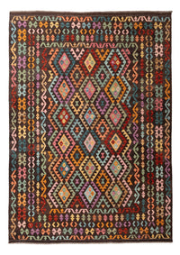 Kelim Rug - Splash - 303 x 210 cm - multicolored