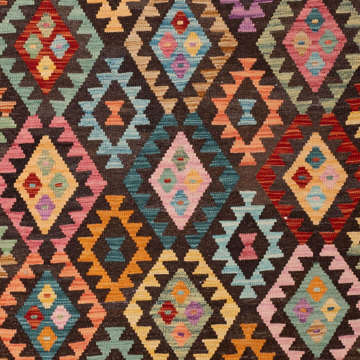 Kelim Rug - Splash - 303 x 210 cm - multicolored