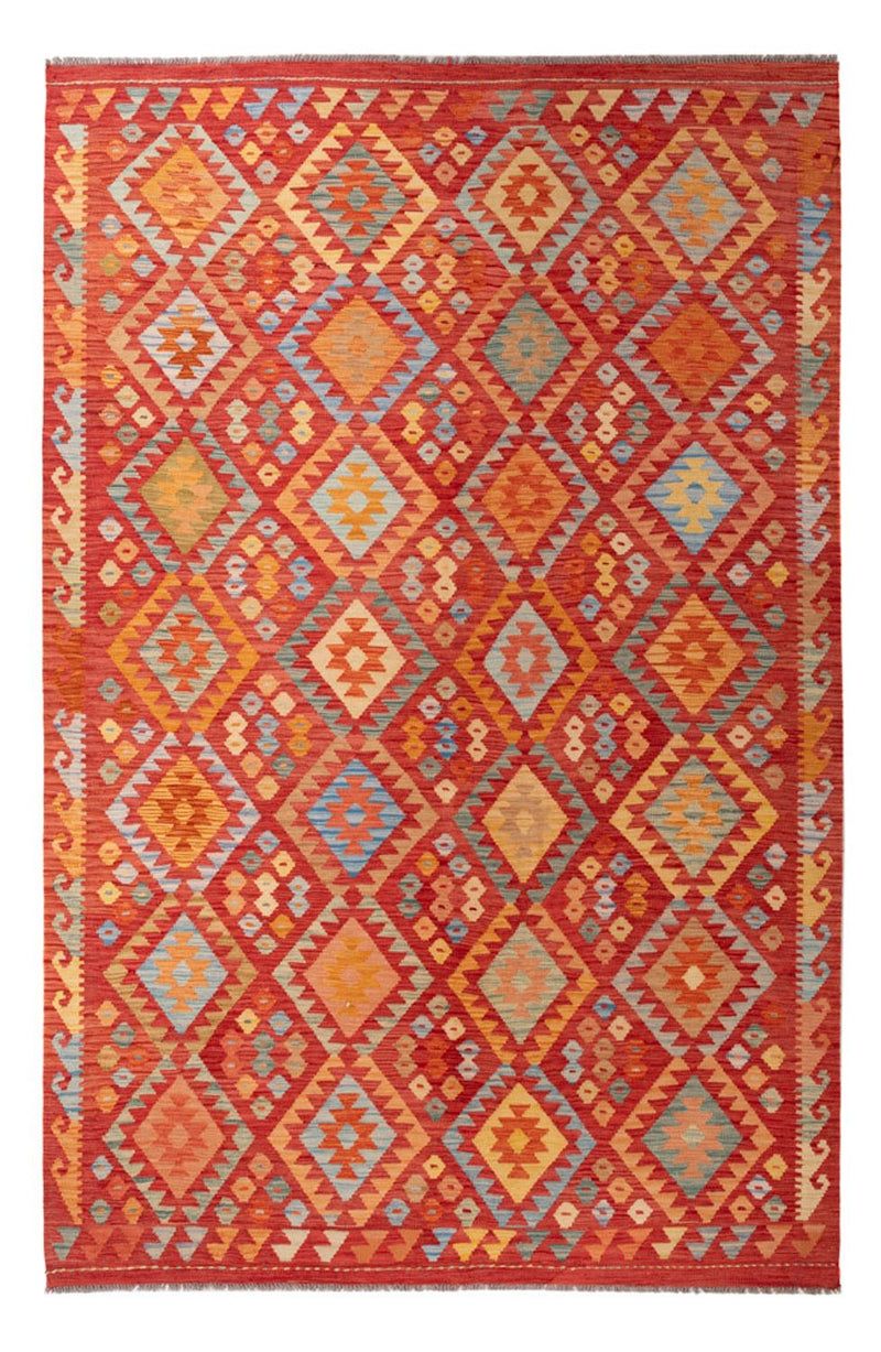 Kelim Rug - Splash - 301 x 193 cm - multicolored