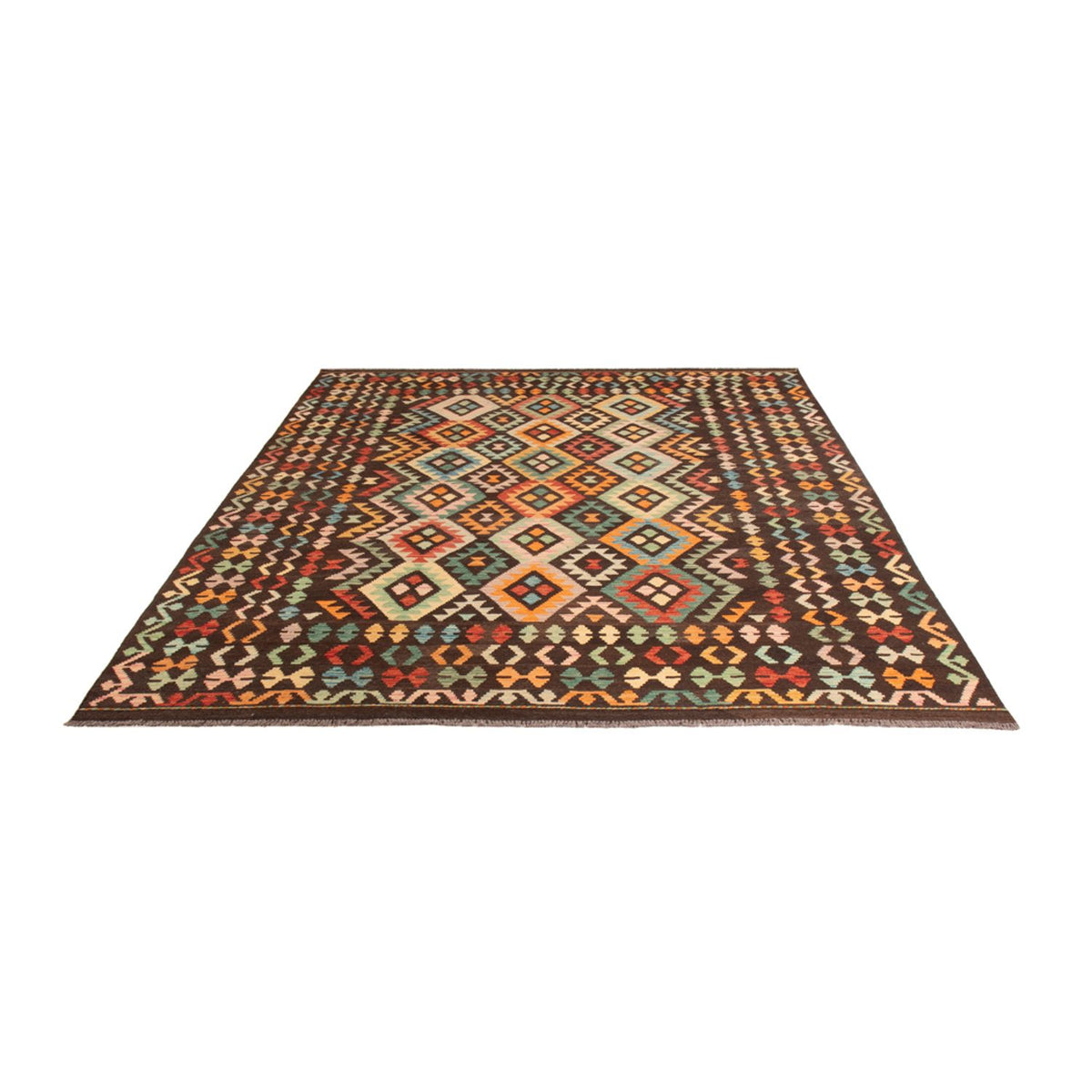 Kelim Rug - Splash - 291 x 206 cm - multicolored