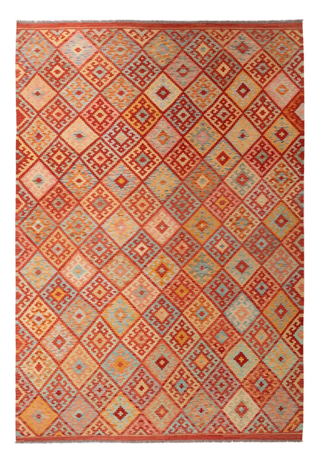 Kelim Rug - Splash - 305 x 207 cm - multicolored