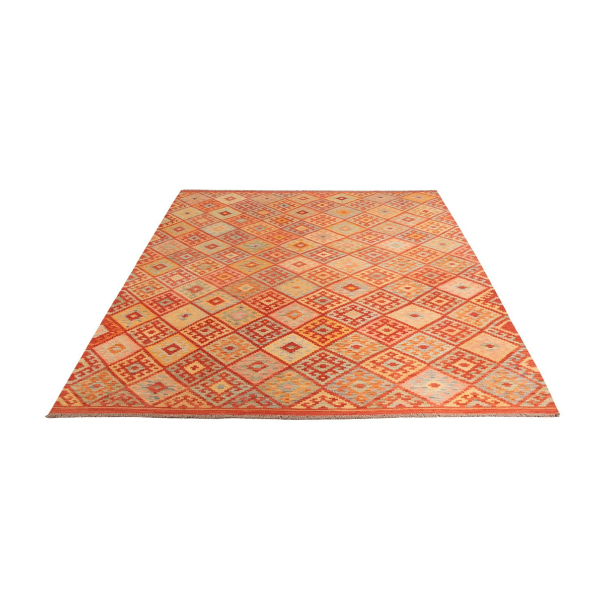 Kelim Rug - Splash - 305 x 207 cm - multicolored