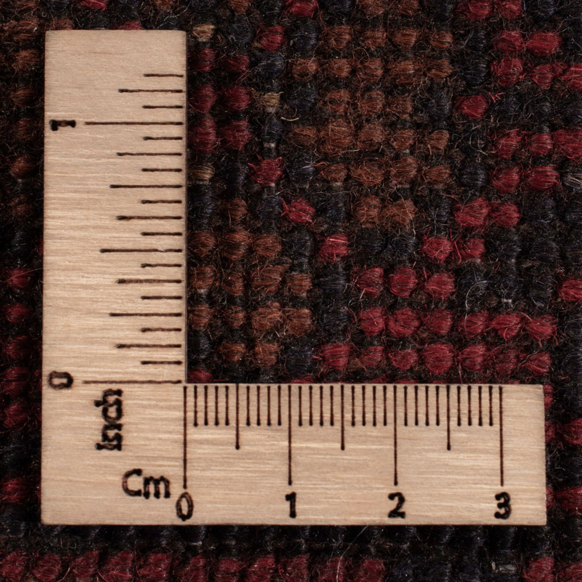 Afghan Rug - Kunduz - 201 x 128 cm - dark red