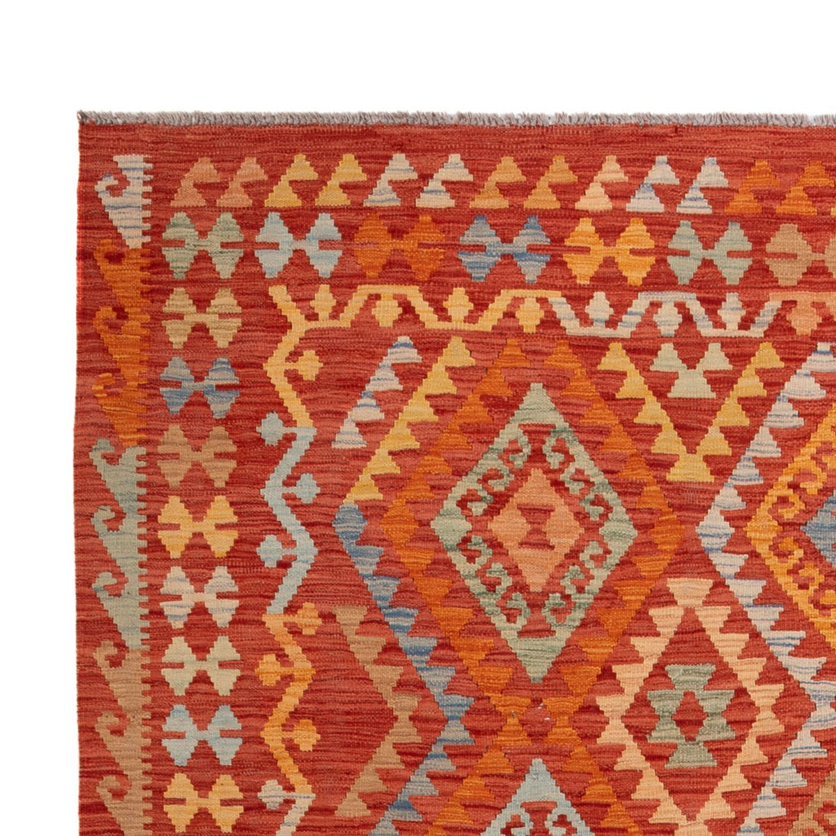 Kelim Rug - Splash - 306 x 194 cm - multicolored