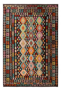 Kelim Rug - Splash - 291 x 197 cm - multicolored