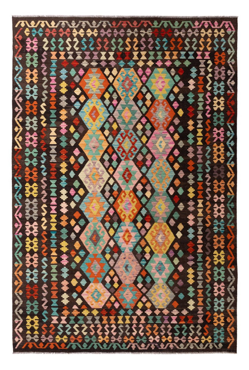 Kelim Rug - Splash - 291 x 197 cm - multicolored